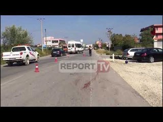 Report TV - Berat, 25-vjeçari me motor 'Yamaha' përplas 70-vjeçarin, përfundojnë të dy në spital