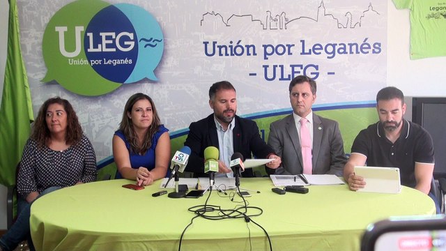 Rueda de prensa de Unión por Leganés del 17 de septiembre de 2018