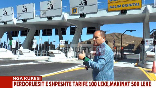 Report TV në Rrugën e Kombit, nën monitorimin e policisë fillon aplikimi i tarifës, fluksi normal