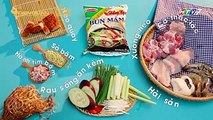 Thiên đường ẩm thực 4  Tập 14 Bún mắm + mì thịt nướng   Nhanh mà ngon