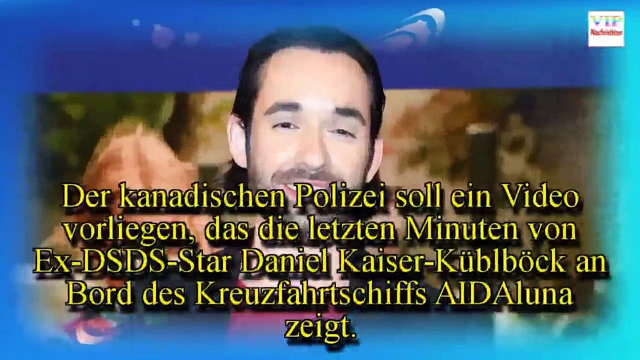 Zeigt ein Video, wie Daniel Küblböck ins Meer stürzt?