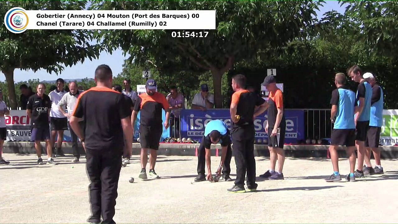 Secondes parties de poules, première étape du Super  16 Masculin, Saint-Pierre de Chérennes 2018