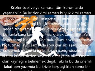 İşletmelerde Kriz Yönetimi