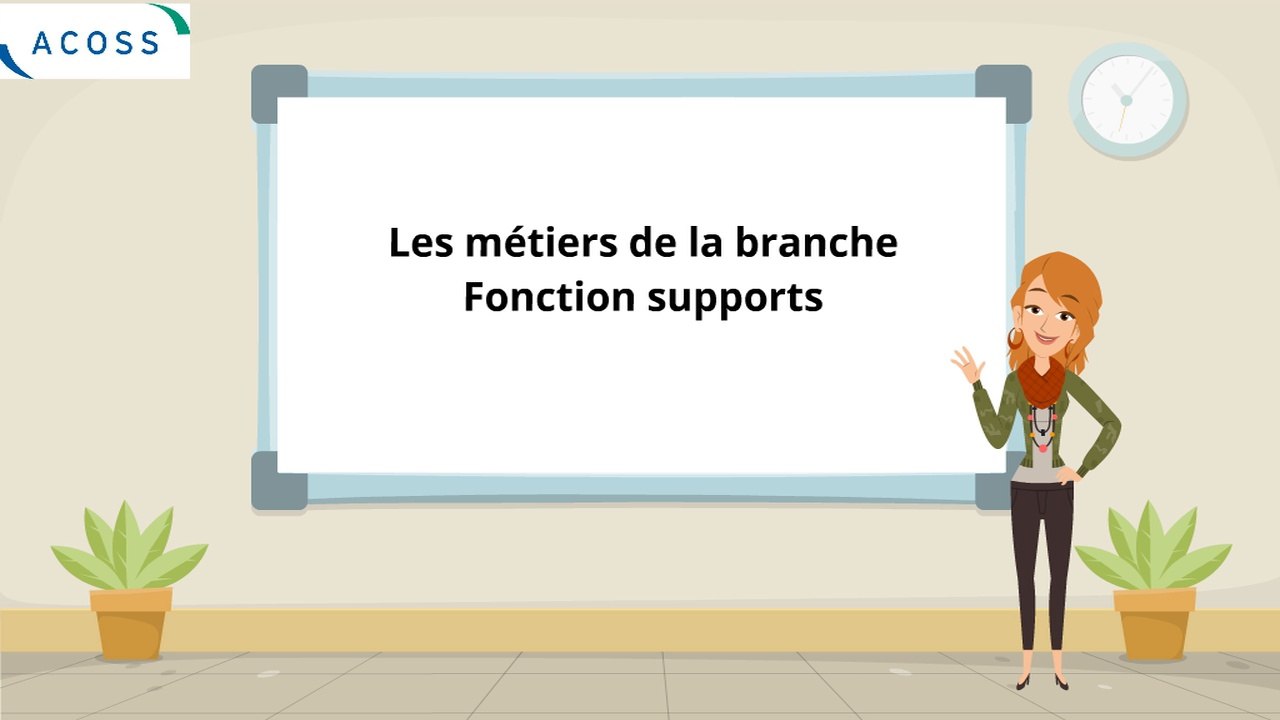 Les métiers de la branche : Fonctions Support