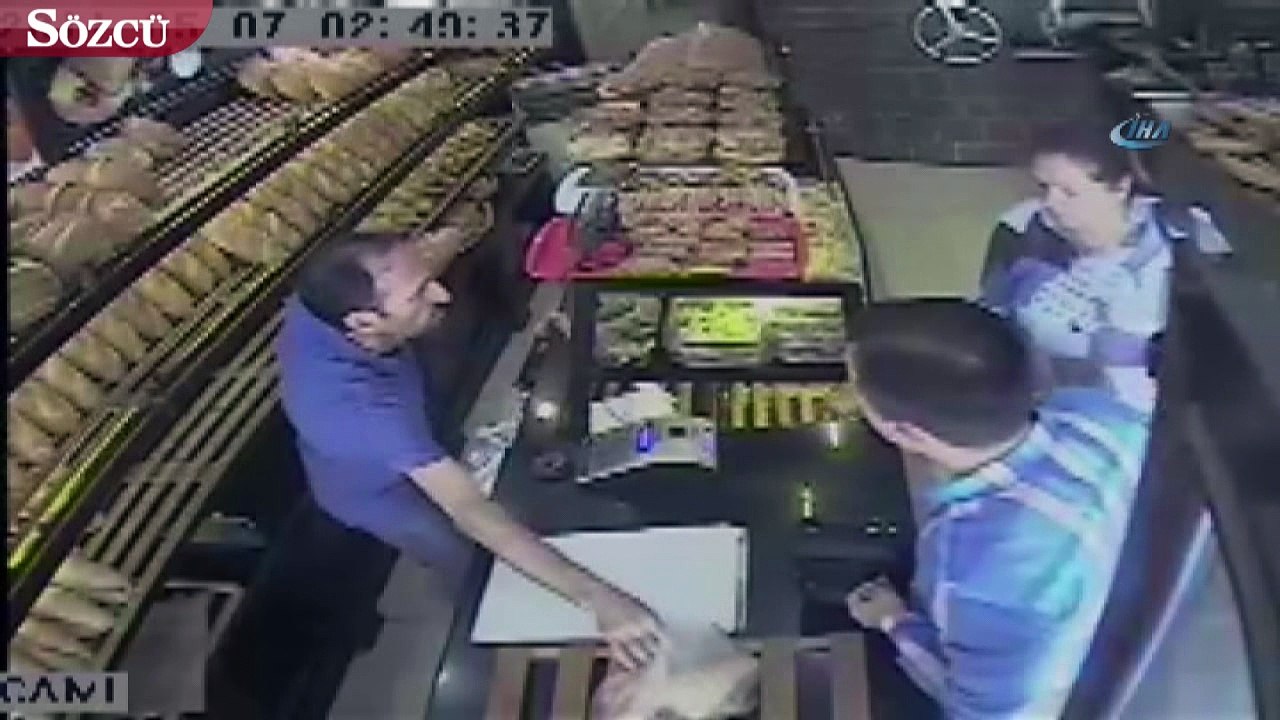 İçinde 11 bin lira olan çantayı 35 saniyede çaldı...O anlar kameraya yansıdı