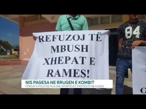 Nis pagesa në Rrugen e Kombit, forcat e policisë ruajnë sportelet - News, Lajme - Vizion Plus