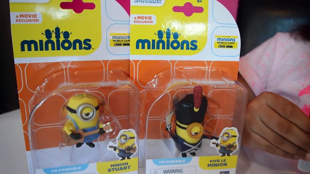 5 NEW MINION ACTION FIGURES   2015 MINION TOYS (2)