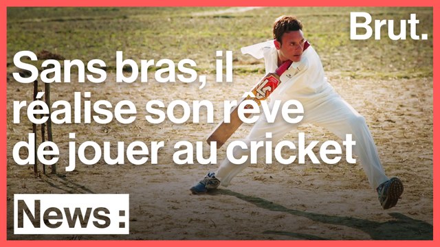 Il joue au cricket sans bras