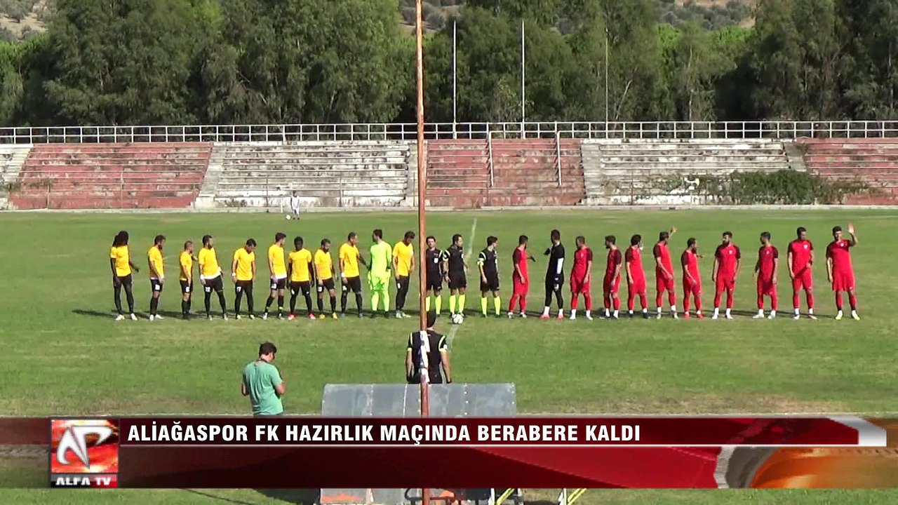 Aliağaspor FK Hazırlık Maçında Berabere Kaldı
