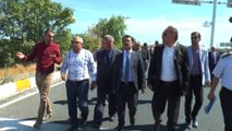 Vali Aktaş ölüm kavşağında incelemelerde bulundu