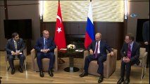 Başkan Erdoğan - Putin görüşmesi başladı