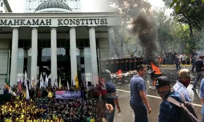 Polisi Tetapkan 4 Tersangka Hoaks Demo Mahasiswa di MK