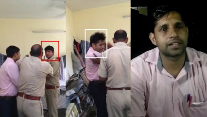 यूपी में सरेआम पुलिस सिपाही ने वकील को पीटा, वीडियो वायरल के बाद ये हुई कार्रवाई