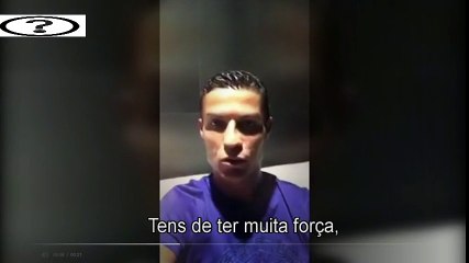 A mensagem de CR7 para uma criança vítima de ataque cardíaco