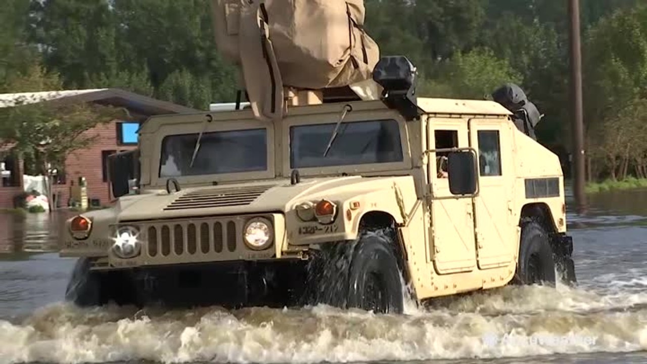 Devastating flooding batters Conway, South Caro...