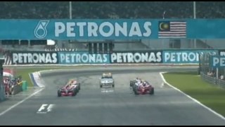 F1 2007 Malaysian Grand Prix Race Highlights