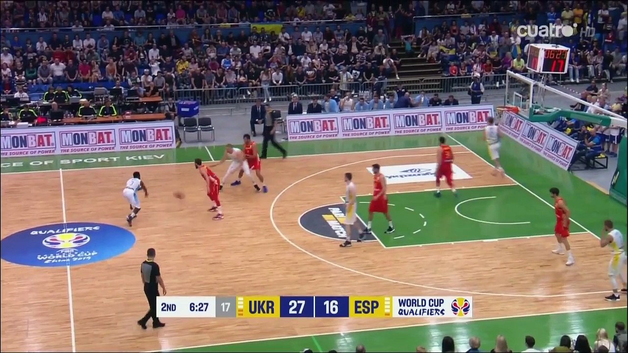 Alex Len Highlights vs Spain 14.09.2018