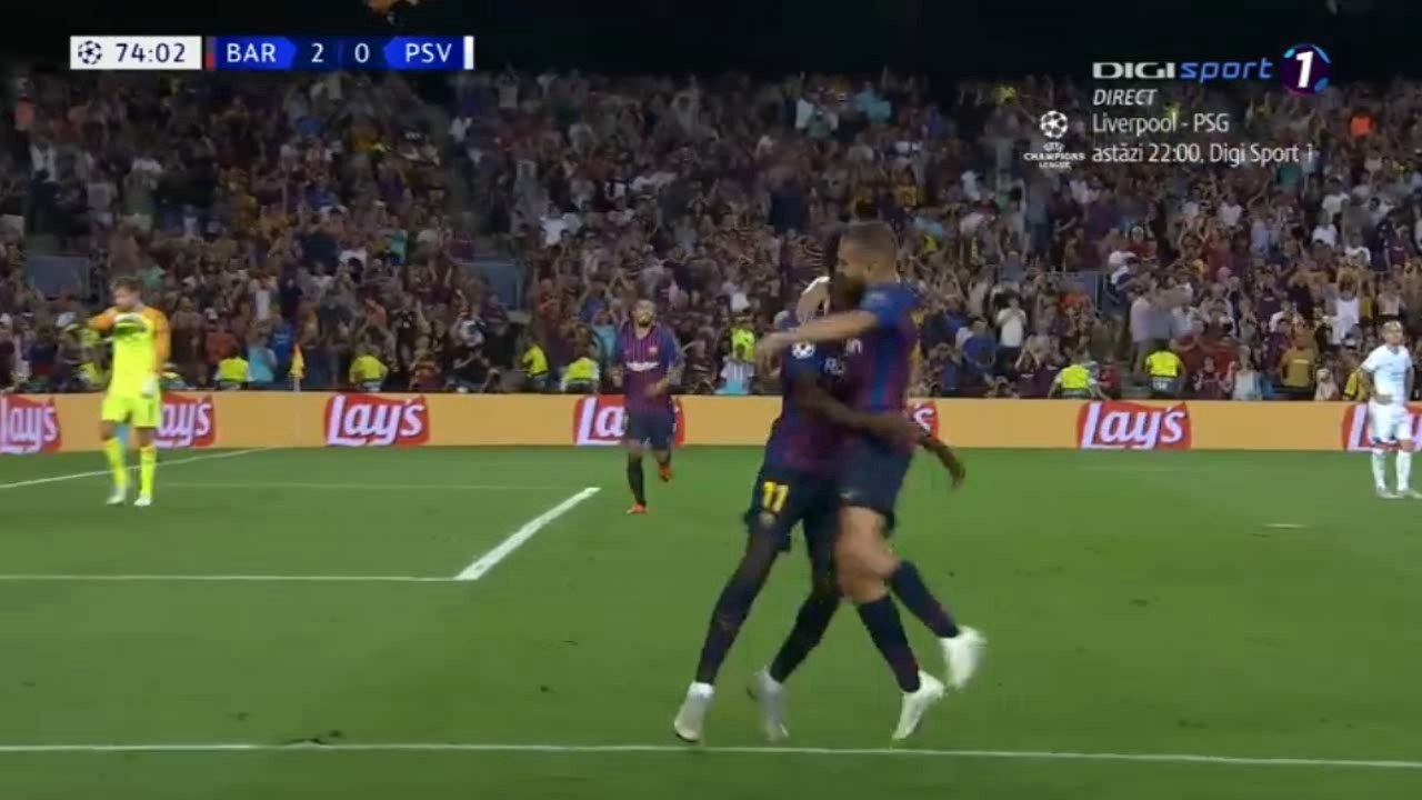 B A R C E L O N A 2 - 0 P S V