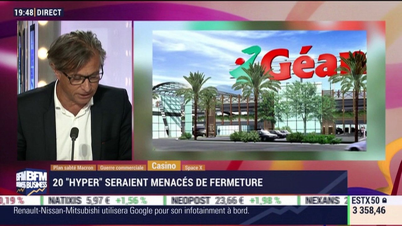 Les insiders (3/3): groupe Casino, vingt hypermarchés menacés de fermeture - 18/09
