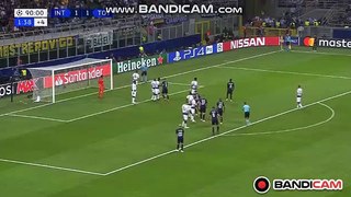 Goal Vecino (2-1)Inter Milano  vs 	Tottenham