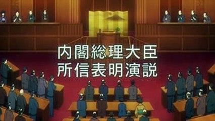 初代総理大臣(桂小太郎改め)ドナルドヅランプ誕生!!! 銀魂 発情期篇(2年後) 362話 #21 看板  Gintama Final Fantasy Arc Episode 1