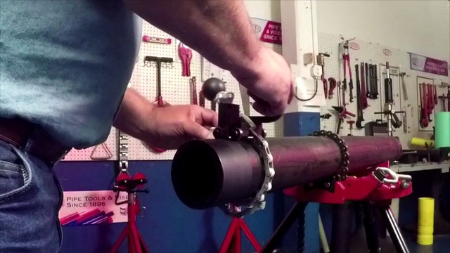 PE Pipe Peeler Demo - Reed Manufacturing