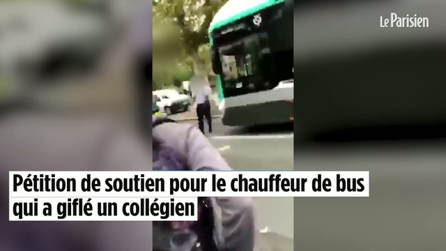 Pétition de soutien pour le chauffeur de bus qui a giflé un collégien