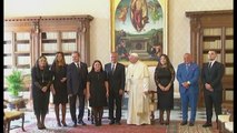 Ora News - Presidenti Meta takon Atin e Shenjtë në Vatikan