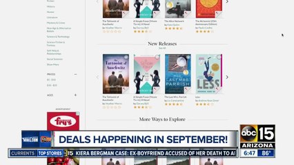 Don't miss these deals in September!