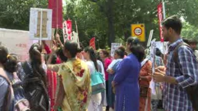 Inde : manifestation après le viol d'une étudiante