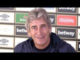 Manuel Pellegrini Full Pre-Match Press Conference - Everton v West Ham - Premier League
