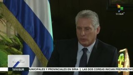 Díaz-Canel: TeleSUR juega un papel importante como medio emancipador