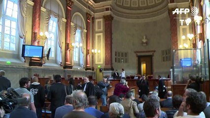 French slaughterhouse workers on trial accused of animal cruelty