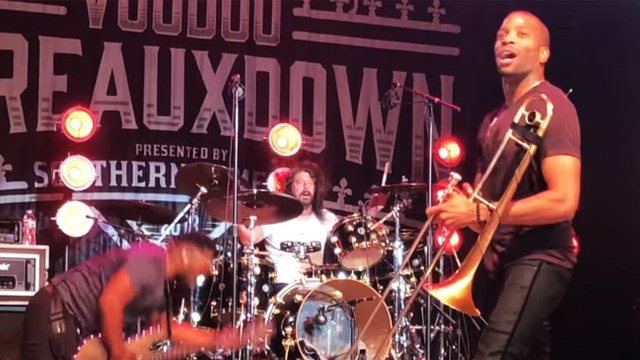 Dave Grohl - In Bloom Nirvana Cover - Trombone Shorty 2018