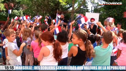 Le 18:18 : des écoliers marseillais sensibilisés aux valeurs de la République