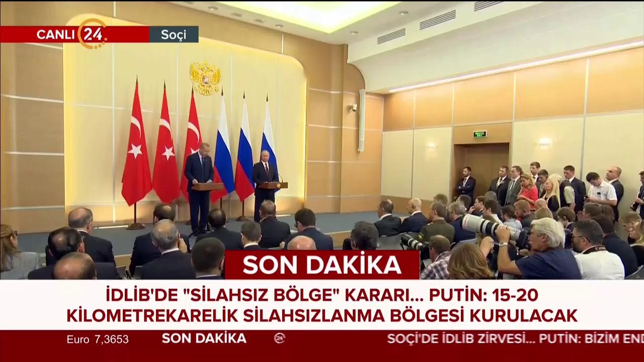 Soçi'de İdlib buluşması