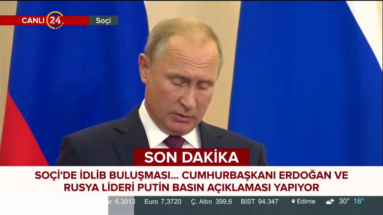 Soçi'de İdlib buluşması