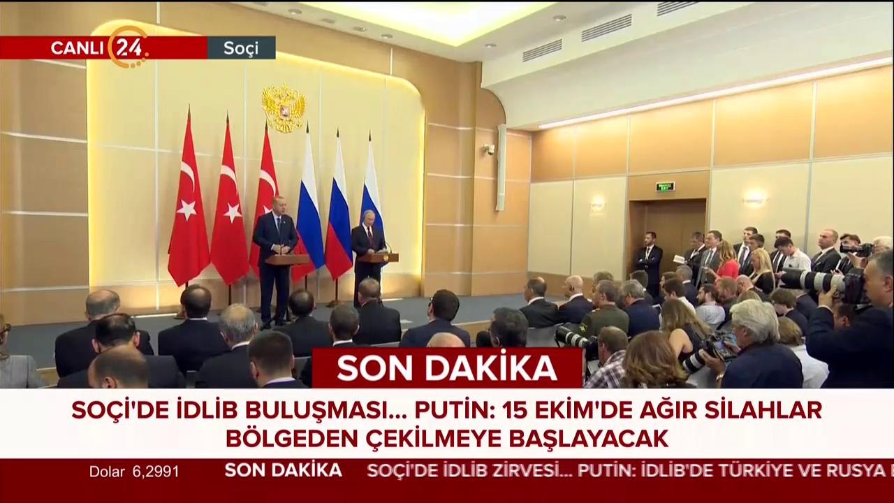 Soçi'de İdlib buluşması