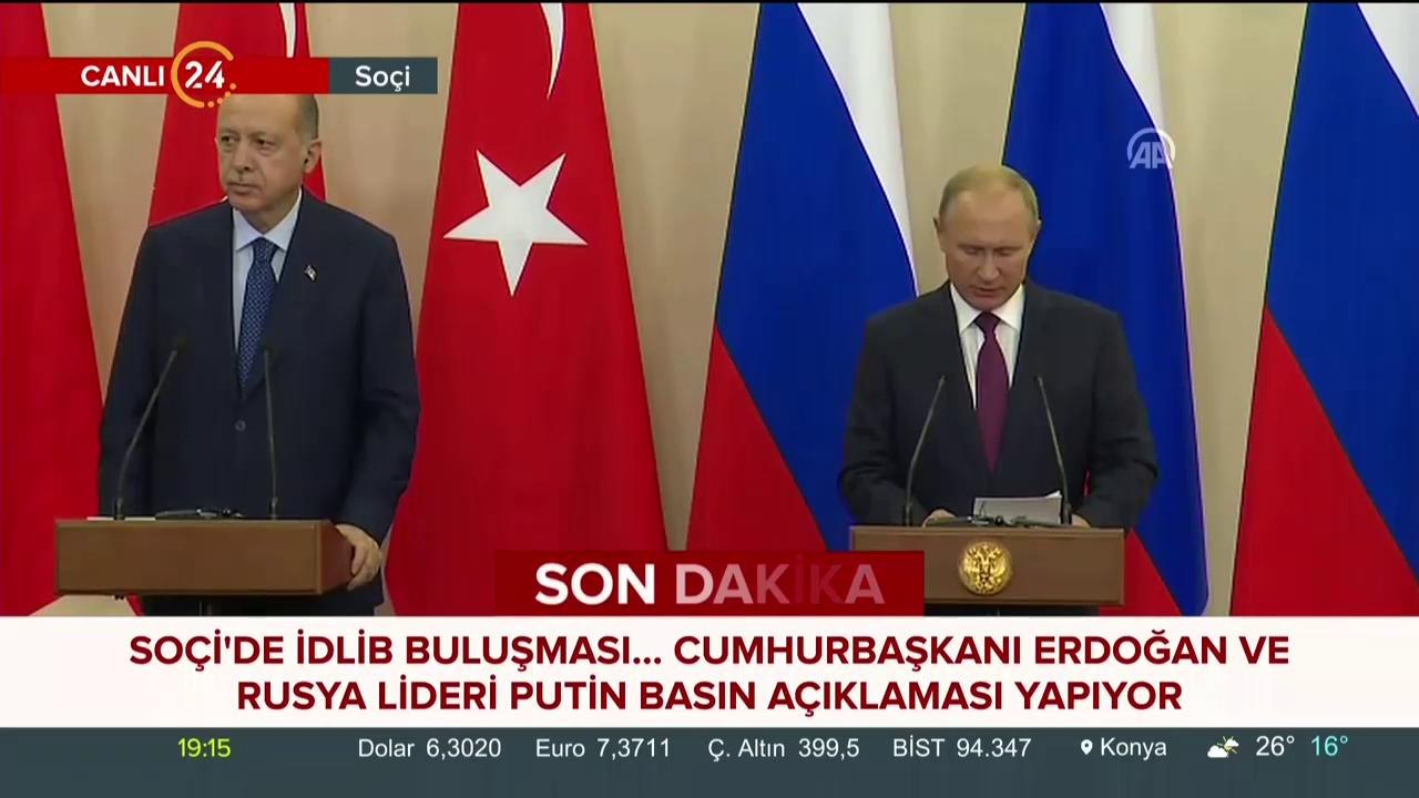 Soçi'de İdlib buluşması