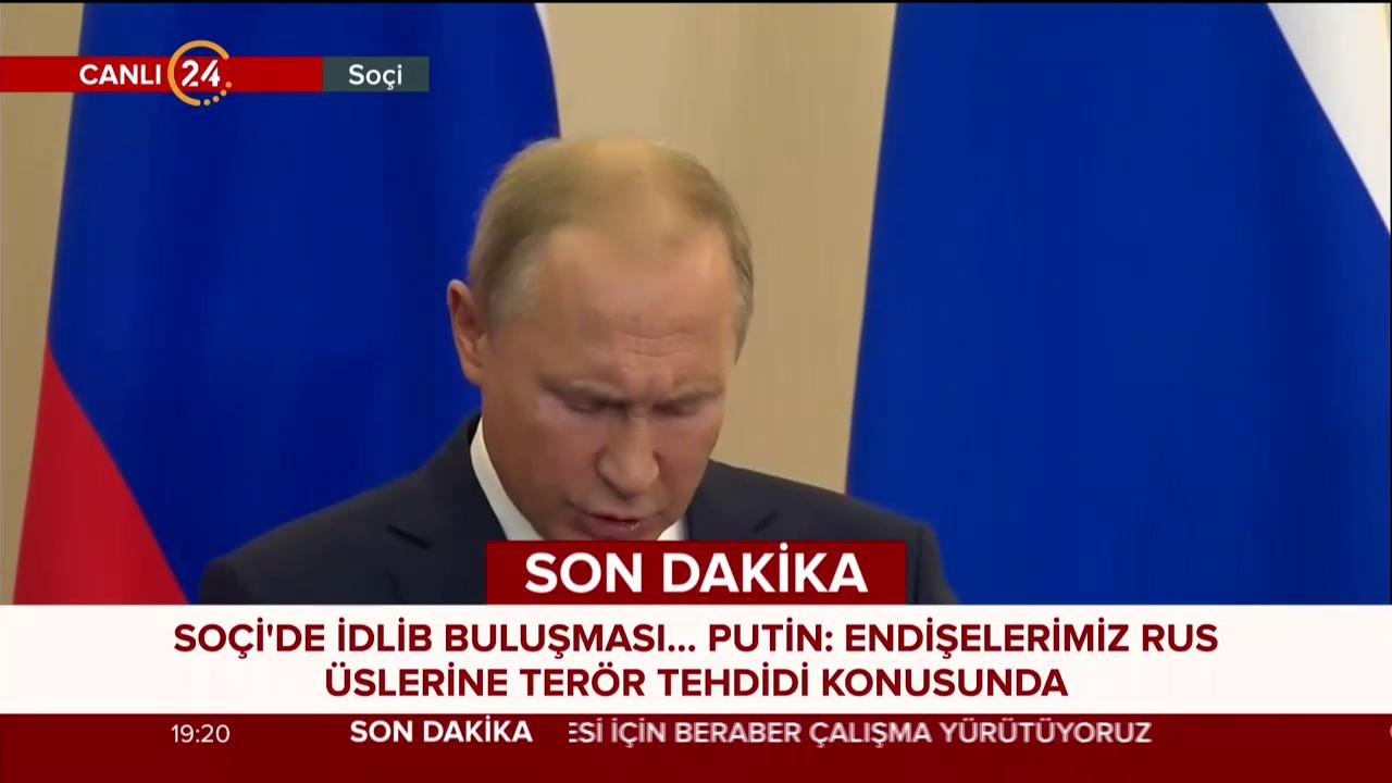 Soçi'de İdlib buluşması