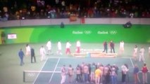 Rafa Nadal se enfadó en el podio al ver una bandera estelada en la entrega de medallas