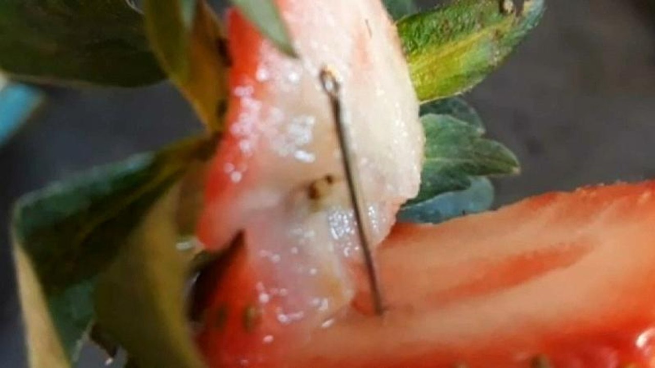 Stecknadeln in Erdbeeren: Verdacht auf Sabotage