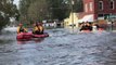 New York Emergency Crews Patrol Flooded North Carolina Town