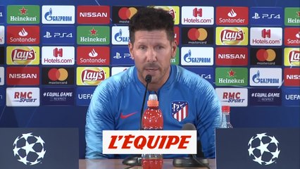 Simeone «Du positif va arriver» - Foot - C1 - Atlético