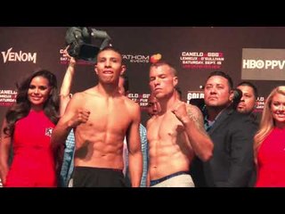 Jaime Mungia vs Brandon Cook - FACE OFF at WEIGH IN