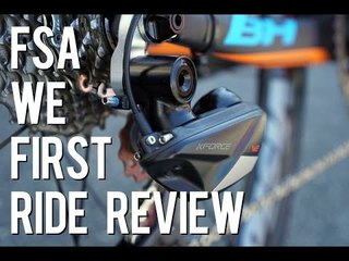 One Ride Review of FSA WE electronic shifting