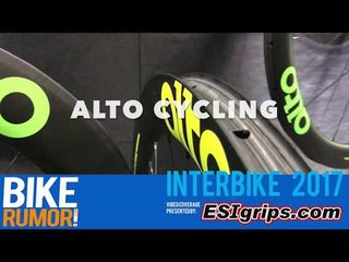 Interbike 2017 - Alto Cycling hookless RoadTubeless rims & more