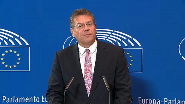 Maros Sefcovic in corsa per la presidenza della Commissione europea