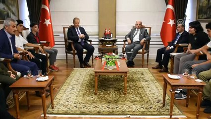 TEKNOFEST yarışmacıları Vali Yavuz'u ziyaret etti - TRABZON