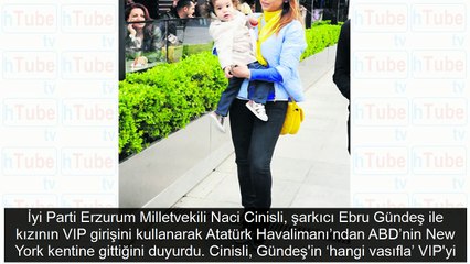 Ebru Gündeş New York'a gitti! Kızıyla birlikte Zarrab'la mı buluşacak?